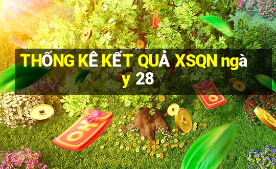 THỐNG KÊ KẾT QUẢ XSQN ngày 28