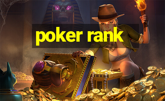 poker rank