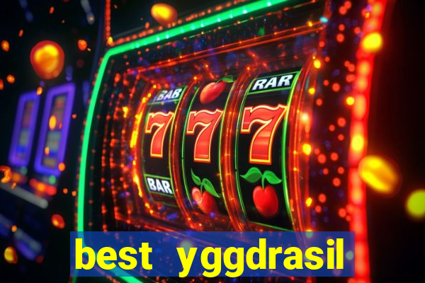 best yggdrasil online casino