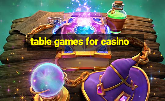 table games for casino