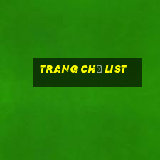 Trang Chủ List