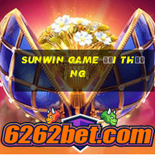 sunwin game đổi thưởng