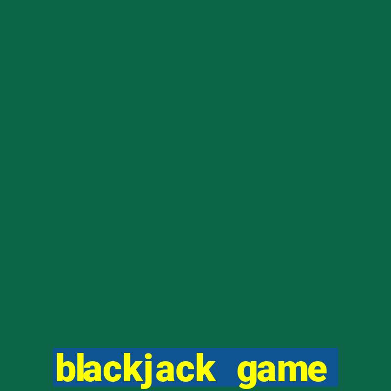 blackjack game against computer