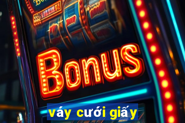 váy cưới giấy