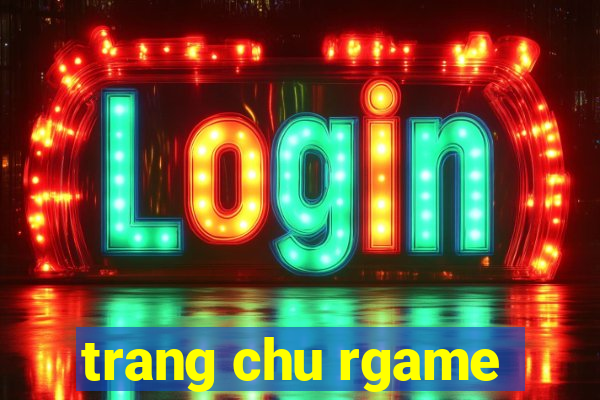 trang chu rgame