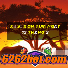 xổ số kon tum ngày 13 tháng 2