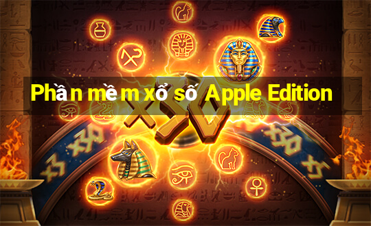 Phần mềm xổ số Apple Edition