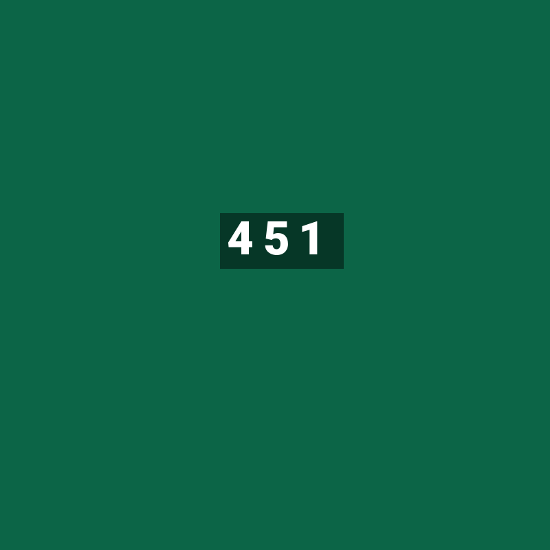 4 5 1