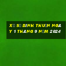 xổ số bình thuận ngày 1 tháng 9 năm 2024