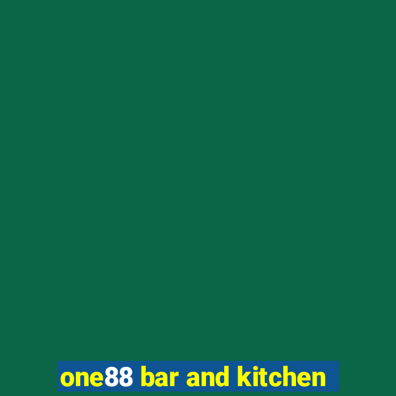 one88 bar and kitchen