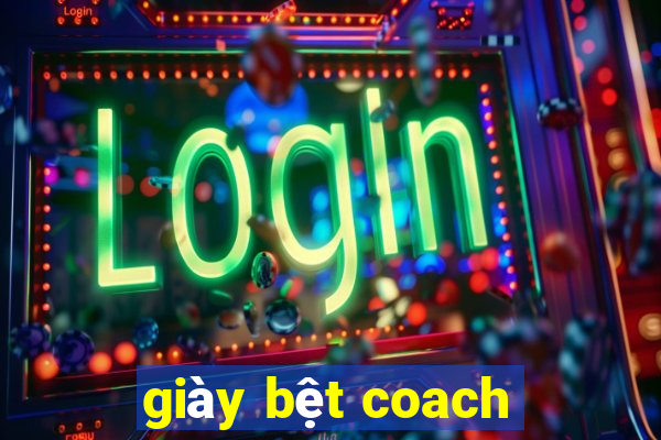 giày bệt coach