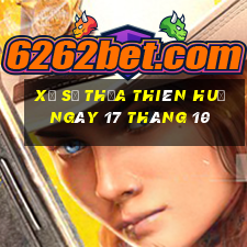 xổ số thừa thiên huế ngày 17 tháng 10