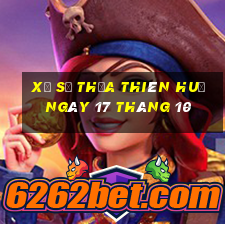 xổ số thừa thiên huế ngày 17 tháng 10