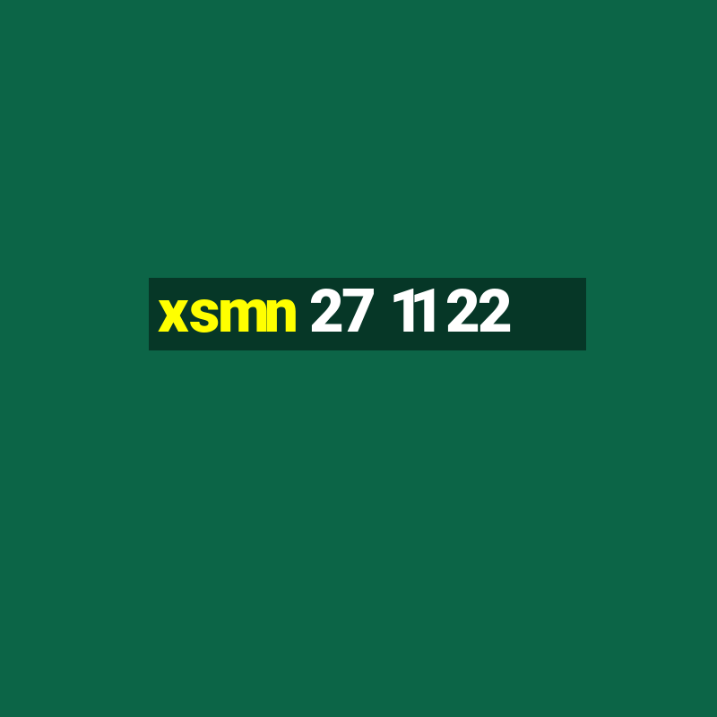 xsmn 27 11 22