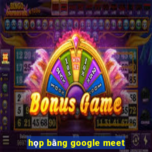 họp bằng google meet