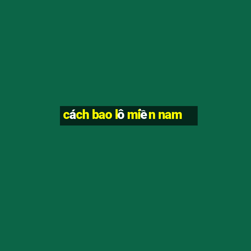 cách bao lô miền nam