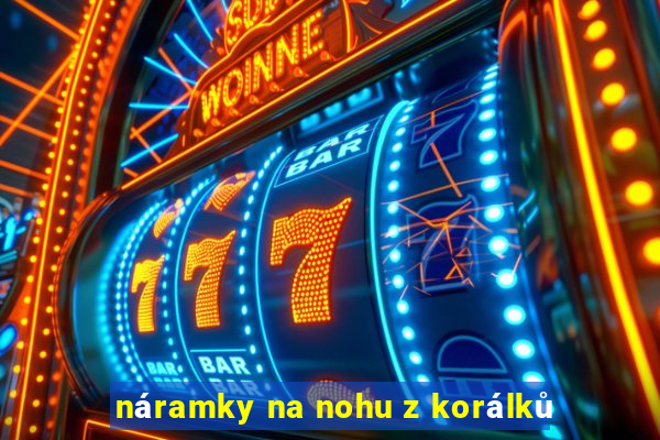 náramky na nohu z korálků