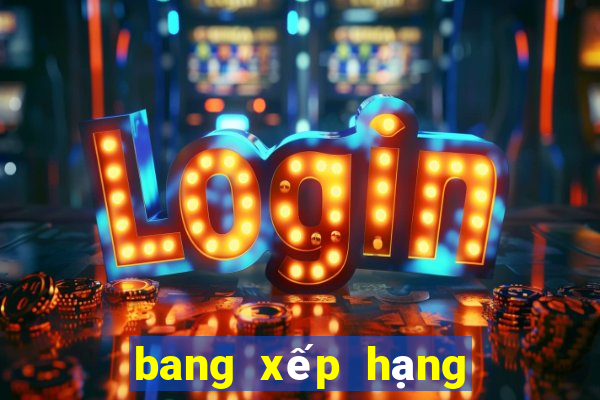 bang xếp hạng bóng đá