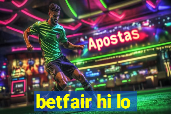 betfair hi lo