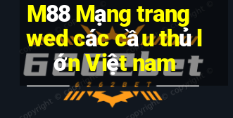 M88 Mạng trang wed các cầu thủ lớn Việt nam