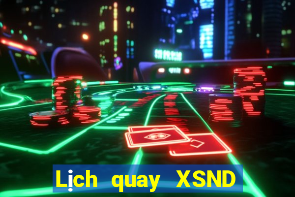 Lịch quay XSND ngày 27