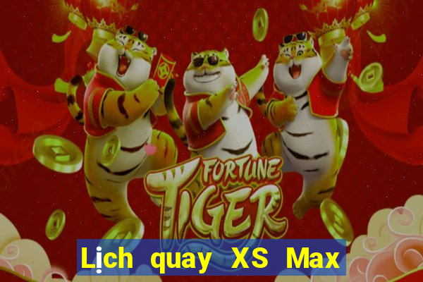 Lịch quay XS Max 4D Thứ 7