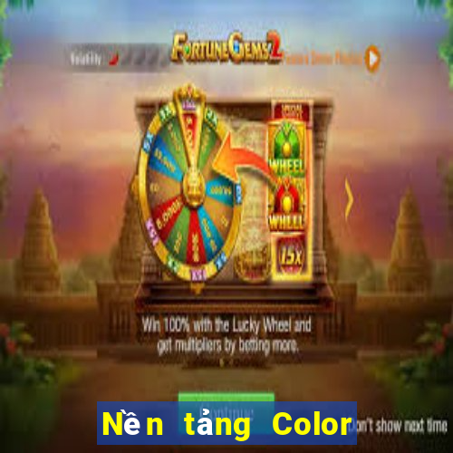 Nền tảng Color 8 hạ cánh