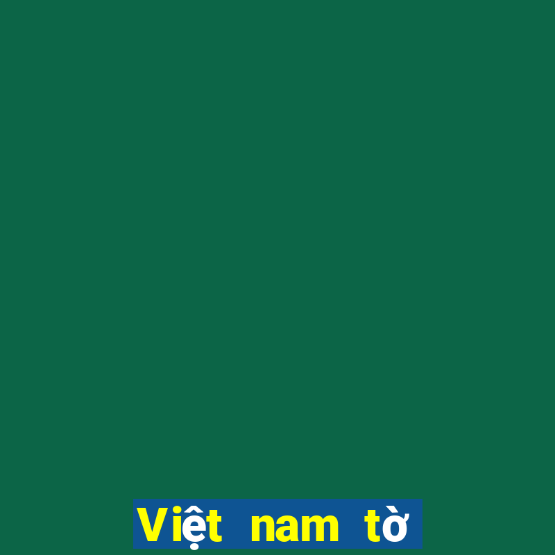 Việt nam tờ vé số