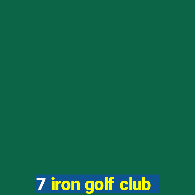 7 iron golf club