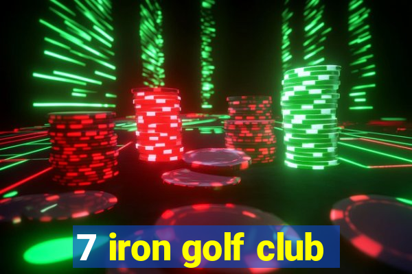 7 iron golf club