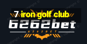 7 iron golf club