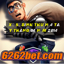 xổ số bình thuận 4 tây tháng 04 năm 2014