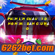 phần lớn châu đại dương nằm ở bán cầu nào