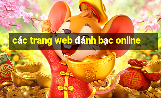 các trang web đánh bạc online