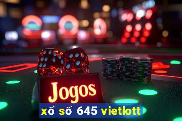 xổ số 645 vietlott