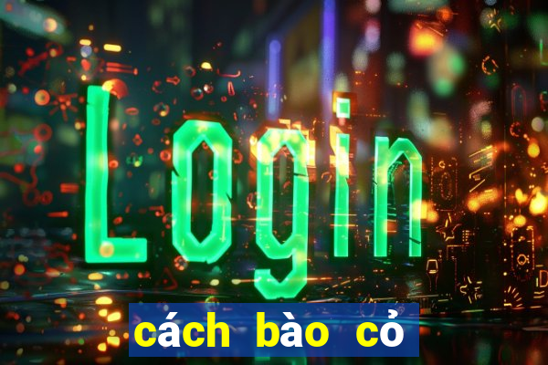 cách bào cỏ bằng tay