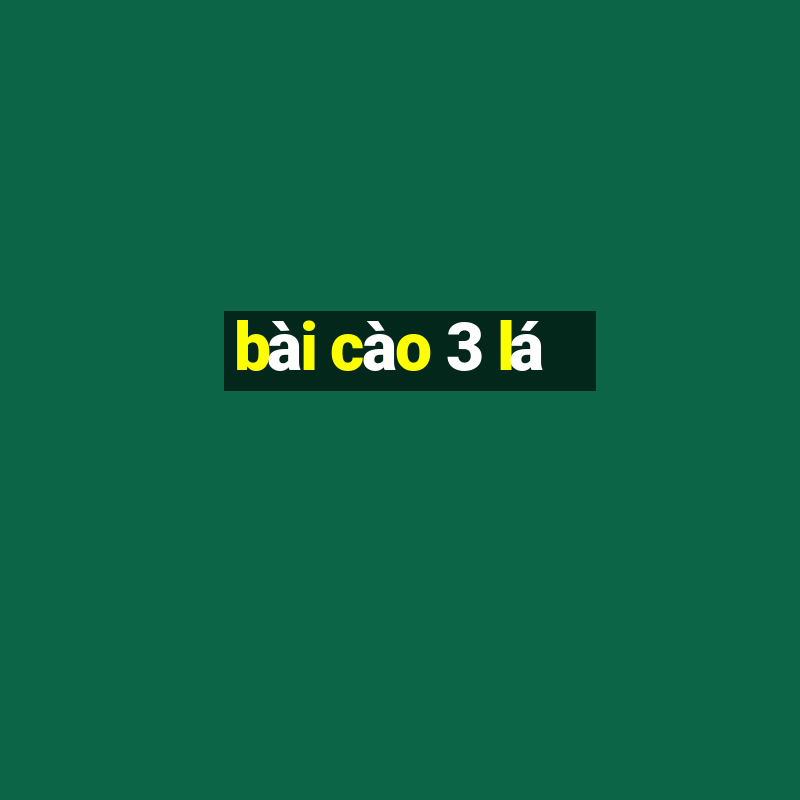 bài cào 3 lá