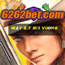 giày bệt mũi vuông