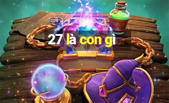 27 là con gì