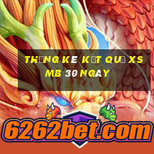 thống kê kết quả xsmb 30 ngày