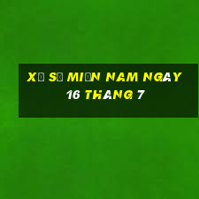 xổ số miền nam ngày 16 tháng 7