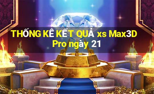 THỐNG KÊ KẾT QUẢ xs Max3D Pro ngày 21