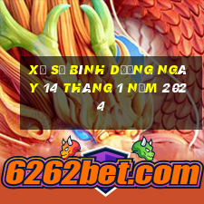 xổ số bình dương ngày 14 tháng 1 năm 2024