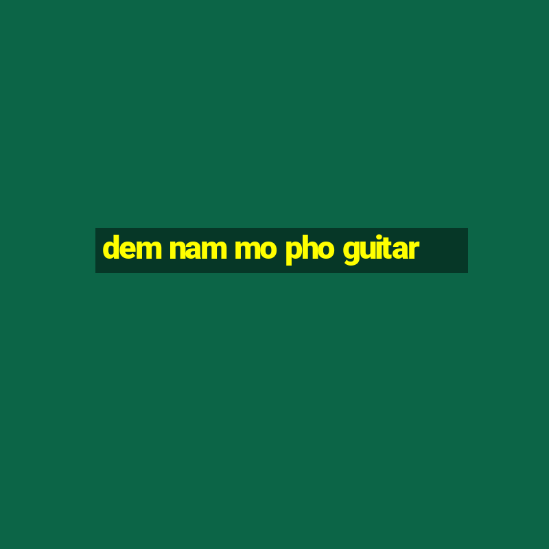 dem nam mo pho guitar