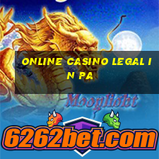 online casino legal in pa