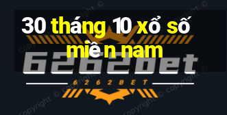 30 tháng 10 xổ số miền nam