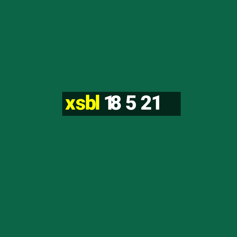 xsbl 18 5 21