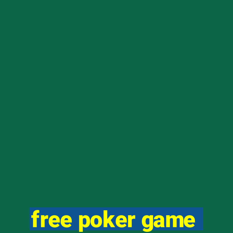 free poker game