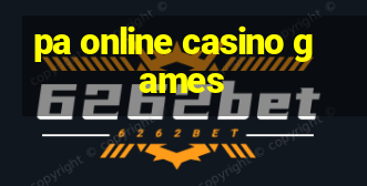 pa online casino games