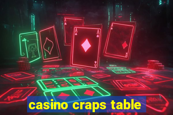 casino craps table